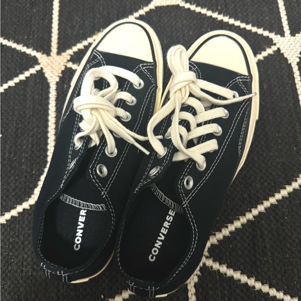 Converse Chuck 70 Black/Off-White Canvas Low Top NWOB